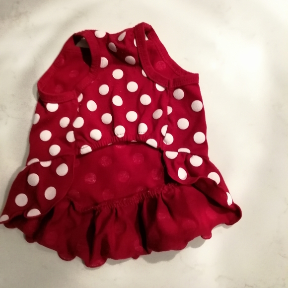 Adorable polkadot dog dress - Picture 2 of 4